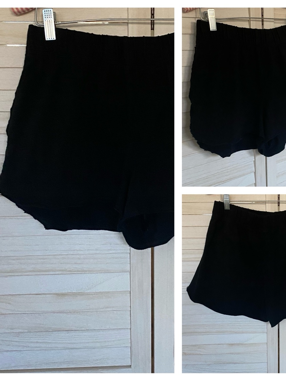 PINK Victoria's Secret Black Athletic Lounge Shorts SZ M  Beach Cotton Cozy